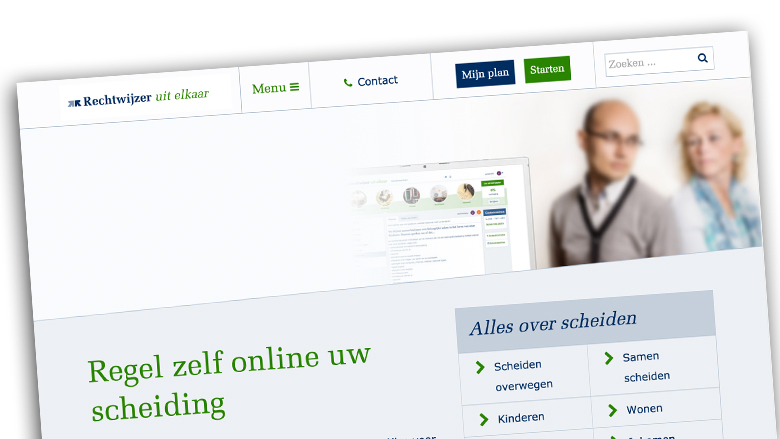 Scheiden via internet rukt op