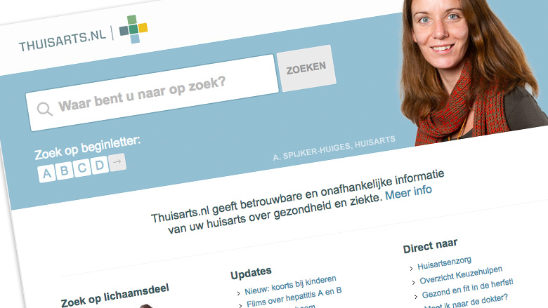 Thuisarts.nl leidt tot minder huisartsbezoek