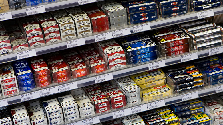 Binnen 5 jaar is tabak niet meer zichtbaar in de schappen