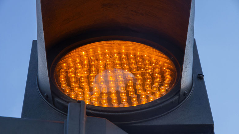 Verkeerslichten langer op oranje