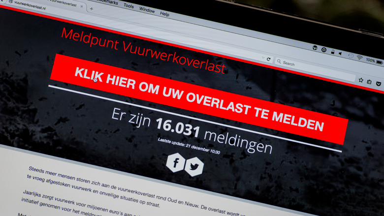 Al meer dan 10.000 klachten over vuurwerkoverlast