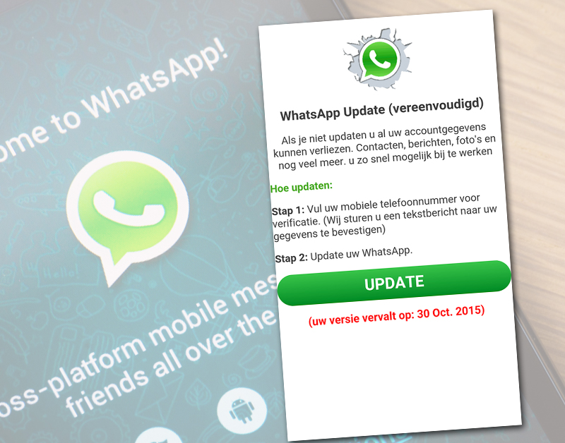 Help! Hoe kom ik van die WhatsApp-popup af?