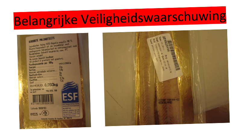 Supermarkt Nettorama roept paling terug