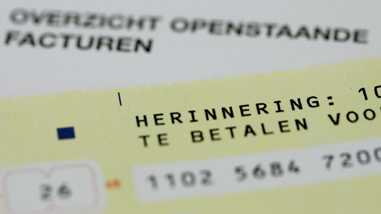 Aantal wanbetalers in de zorg flink afgenomen