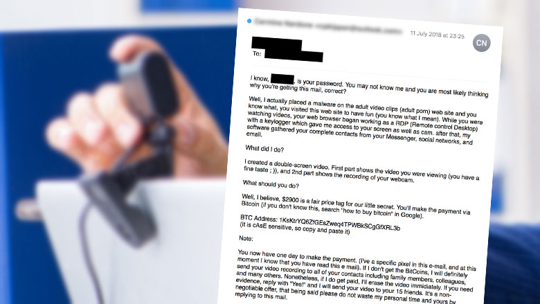 Politie waarschuwt voor afpersingsmail over masturbatiefilmpje 