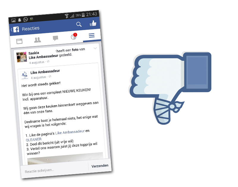 4 vragen over Facebook-winacties