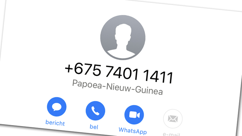 Wangiri-fraude: pas op voor +675-telefoontjes!