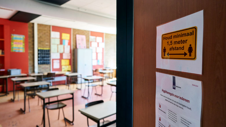 Veel leraren bezorgd om opening middelbare scholen zonder mondkapjes