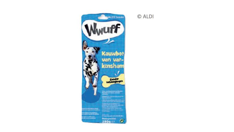 ALDI waarschuwt: kauwbot voor honden kan versplinteren