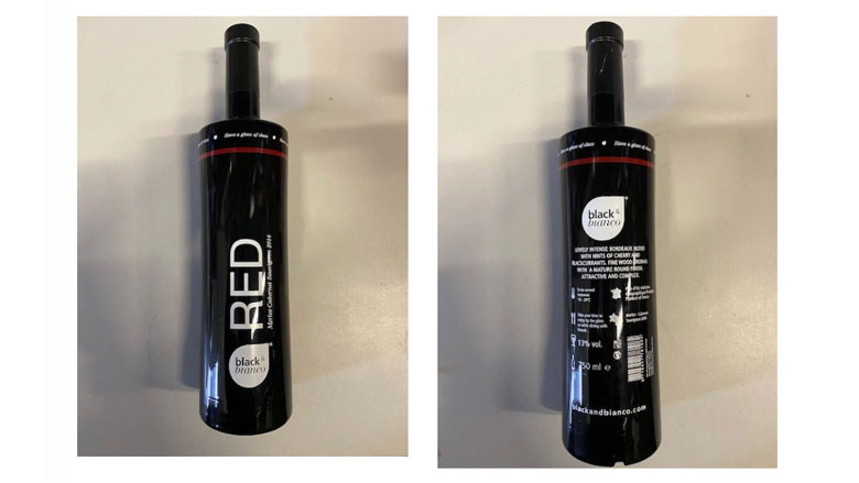 Black & Bianco roept op: controleer je wijnfles