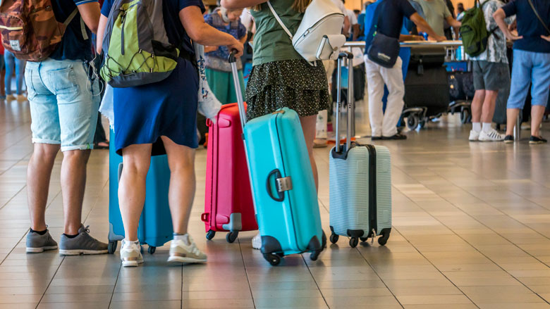 Vaker verloren koffers vliegtuigpassagiers in 2018