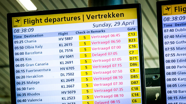 Meer claims door gedupeerde passagiers bij luchtvaartmaatschappijen