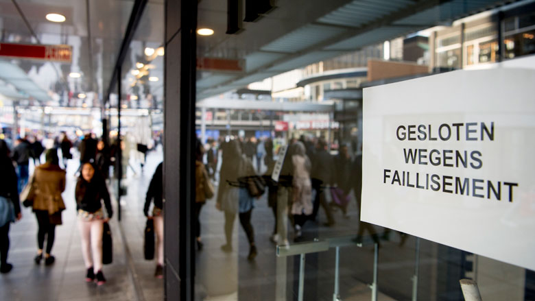Verwachting: 10% meer bedrijven failliet in 2019