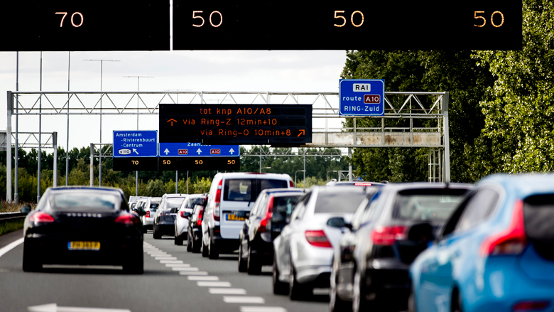 'Buiten de spits meer files'