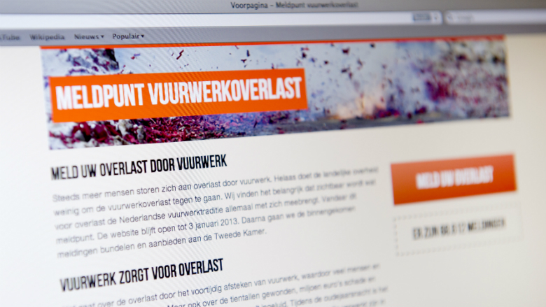 Meldpunt Vuurwerkoverlast stopt