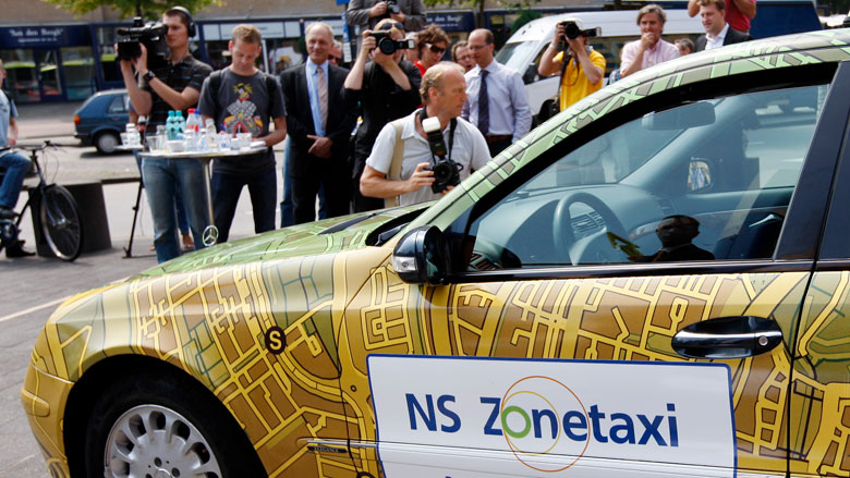 NS zonetaxi op 244 extra stations beschikbaar