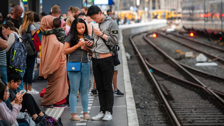 Maandagochtend geen treinen door staking