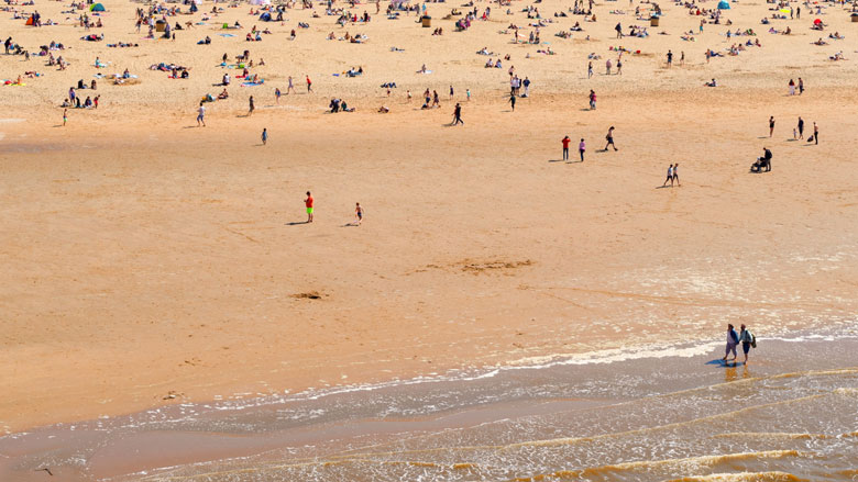 Stranden nemen dit weekend extra maatregelen om drukte te voorkomen