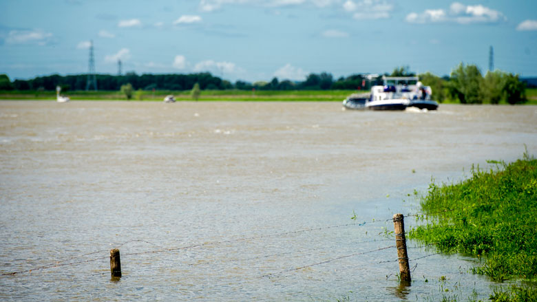 Minder veerponten actief vanwege hoge waterstand