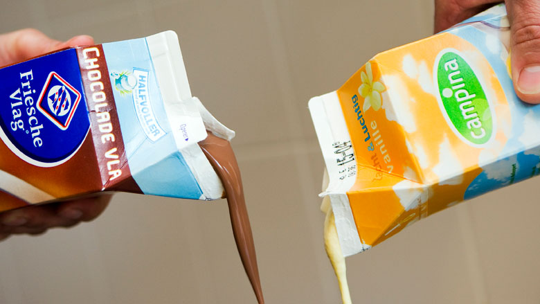 Producenten van vanillevla passen verpakking of product aan