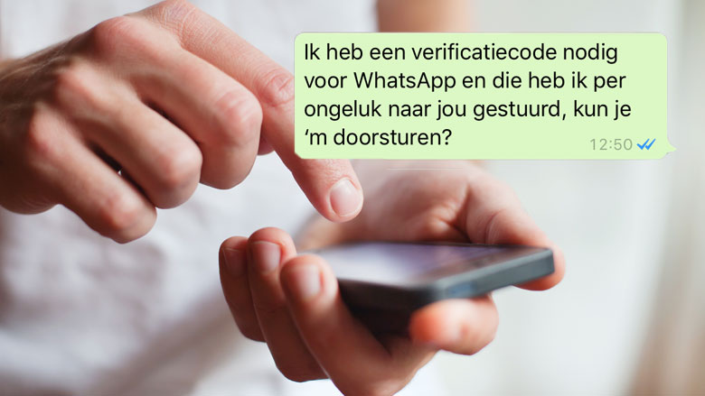 Pas op: Vals WhatsApp-bericht over verificatiecode