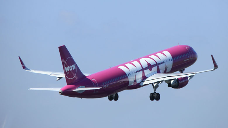 Luchtvaartmaatschappij WOW air staakt alle vluchten