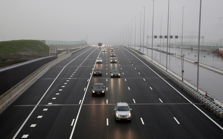 Veiligheidsrisico's voor weggebruikers A1: kans op vallend beton