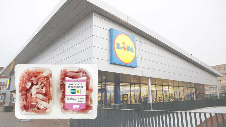 Salmonella aangetroffen in gerookte spekjes van Lidl