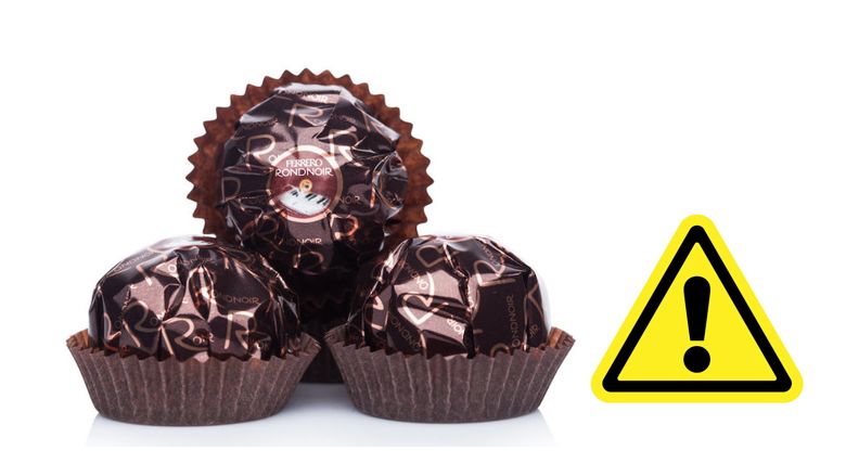 Waarschuwing NVWA: pure chocolade Ferrero bevat mogelijk melksporen