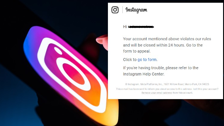 Let op: nepmail Instagram in omloop, vul geen gegevens in